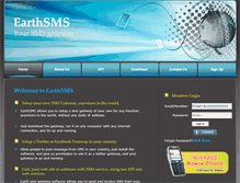 Tablet Screenshot of earthsms.net